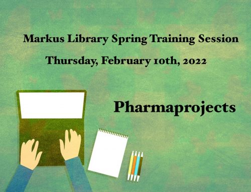 February  Library Training Session: Pharmaprojects