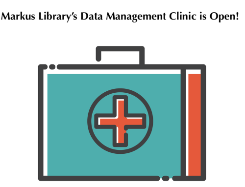The Markus Library’s Data Management Clinic!